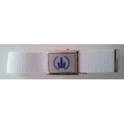 Cintura a nastro con logo P.M. E.R.