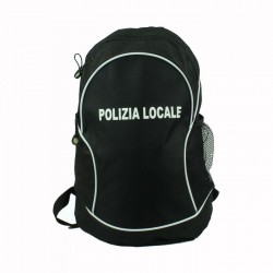 Zainetto nero Polizia Locale
